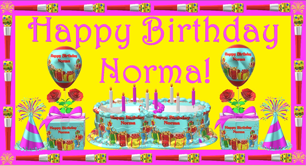 Happy Birthday 3D - Happy Birthday Norma - Happy Birthday To You - Happy Birthday Song