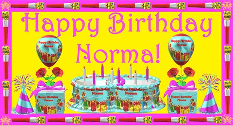 Happy Birthday 3D - Happy Birthday Norma - Happy Birthday To You - Happy Birthday Song