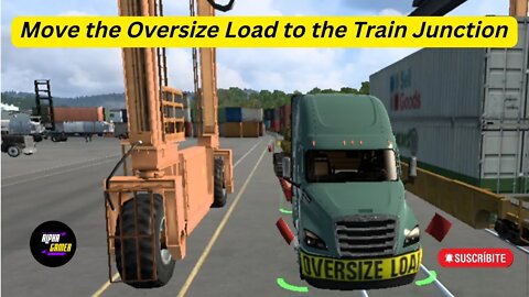 Move Oversize Construction Vehicles to the City Destination in American Truck Simulator