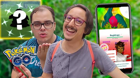 RAID DE ELITE TEM QUE ACABAR! Regidrago CAPTURADO! SHINY INESPERADO e um beijo pro Pokémon GO