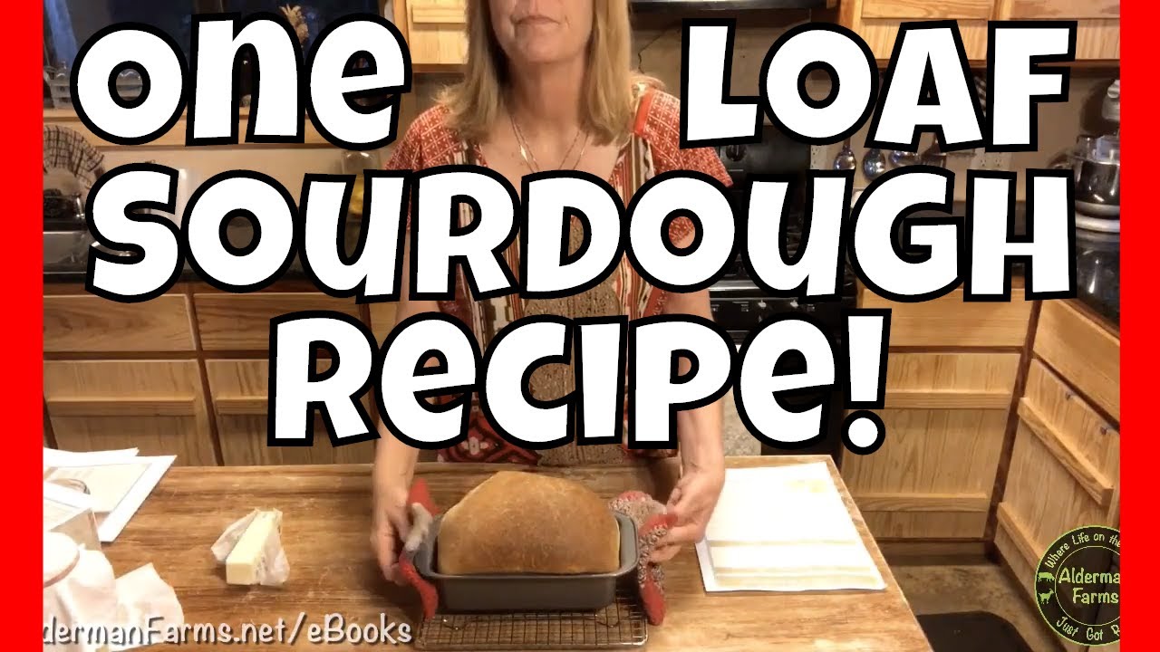 Easy Sourdough Start to Finish | One Loaf of Sourdough Bread