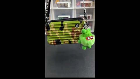 Green color , safe keychains.