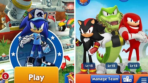 Sonic Dash VS Sonic Dash 2 Sonic Boom I Slugger Sonic VS Shadow VS Vector VS Knuckles