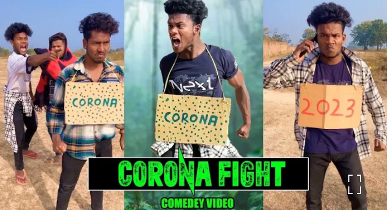 Corona Fight || करोना फ़ाइट || The Comedy Kingdom