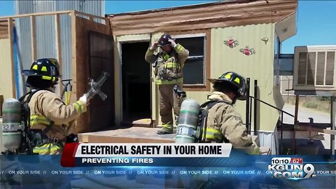 Look for worn out faulty wiring in your home to avoid fires