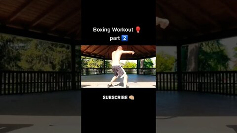 🥊BOXING WORKOUT | Part2️⃣ #boxingtips #burnfat #boxingroutine #boxingforfitness