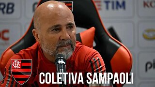 PÓS-JOGO - FLAMENGO X CORINTHIANS - COLETIVA SAMPAOLI