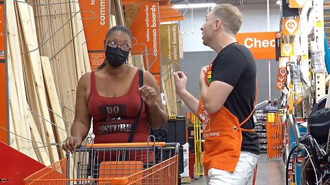 Rude Home Depot Employee Prank! (Part 2)