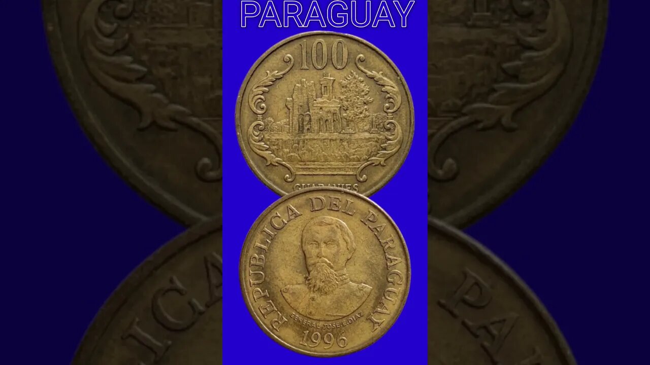 PARAGUAY 100 GUARANIES 1996.#shorts @COINNOTESZ #paraguay