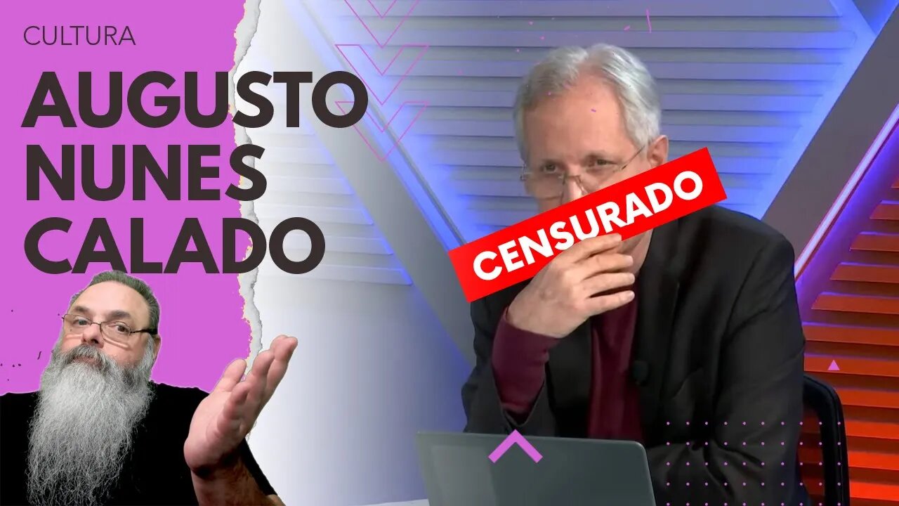 AUGUSTO NUNES fala as PALAVRAS PROIBIDAS porque o TSE disse que NÃO HAVIA CENSURA e acaba CENSURADO