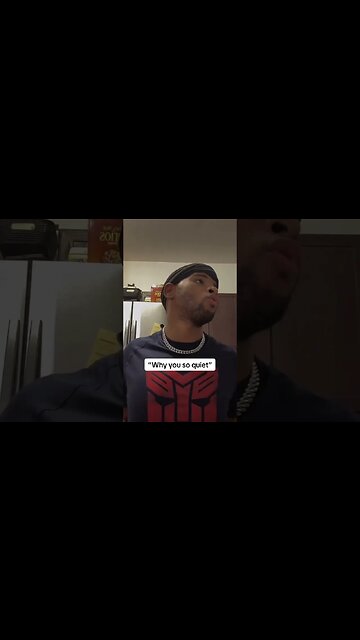 Why you so quiet?… TikTok shorts short skit emotion react reaction