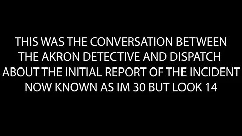 THIS WAS THE CALL TO DISPATCH THAT WAS MADE SHORTLY AFTER THE DETECTIVE SPOKE TO CHANCE ON 4/27/2021