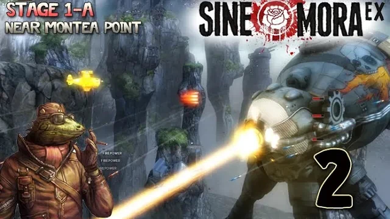 Sine Mora EX #2: Stage 1-A - Near Montea Point (no commentary) PS4