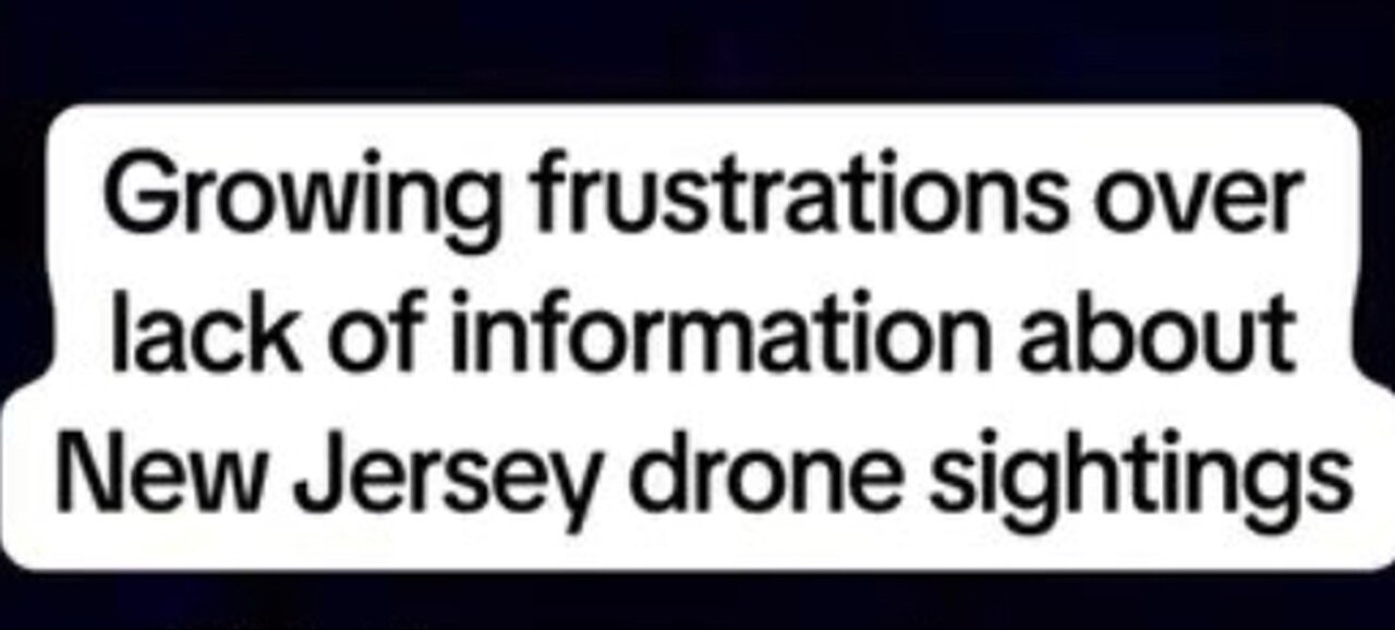 Growing Frustrations With Biden Administration’s Incompetence With Mystery Drones