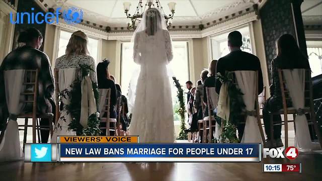 New law bans child marriage