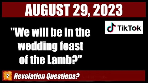 The Wedding Feasts of The Lamb?