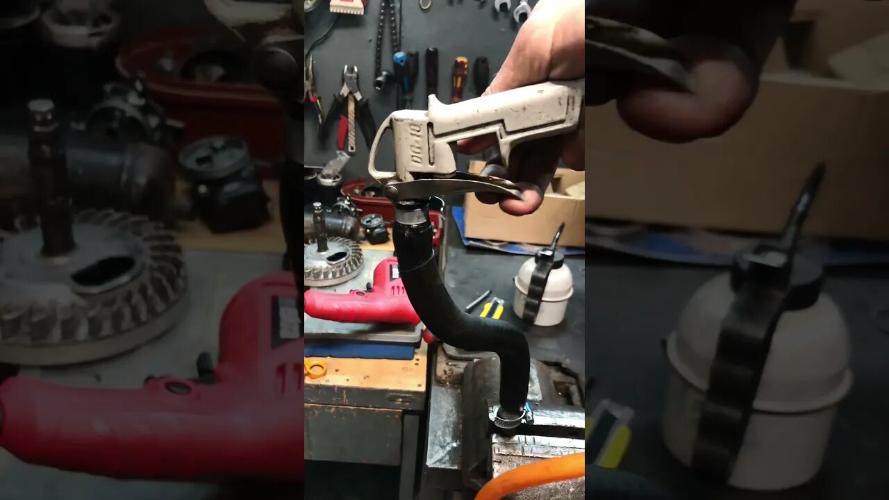 How to grease the hanbrake cable on tractor #mechanic #viral #homegarage