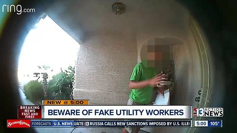 Beware of fake utility workers