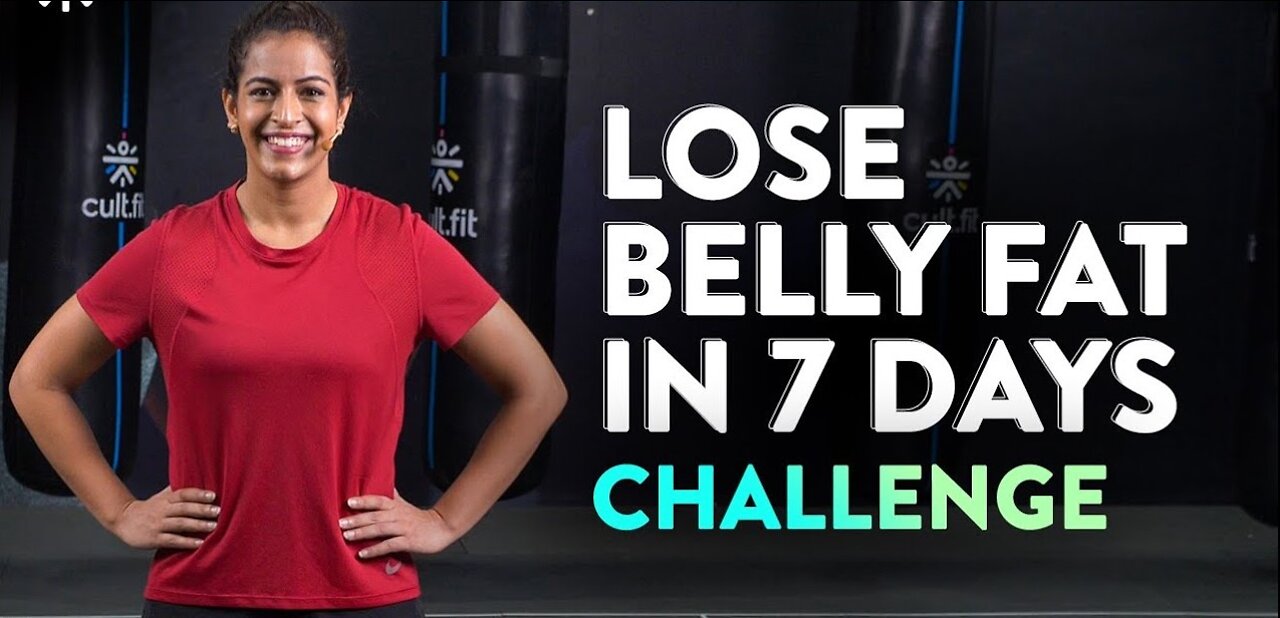 LOSE BELLY FAT IN 7 DAYS Challenge | Lose Belly Fat In 1 Week At Home | Cult Fit | CureFit