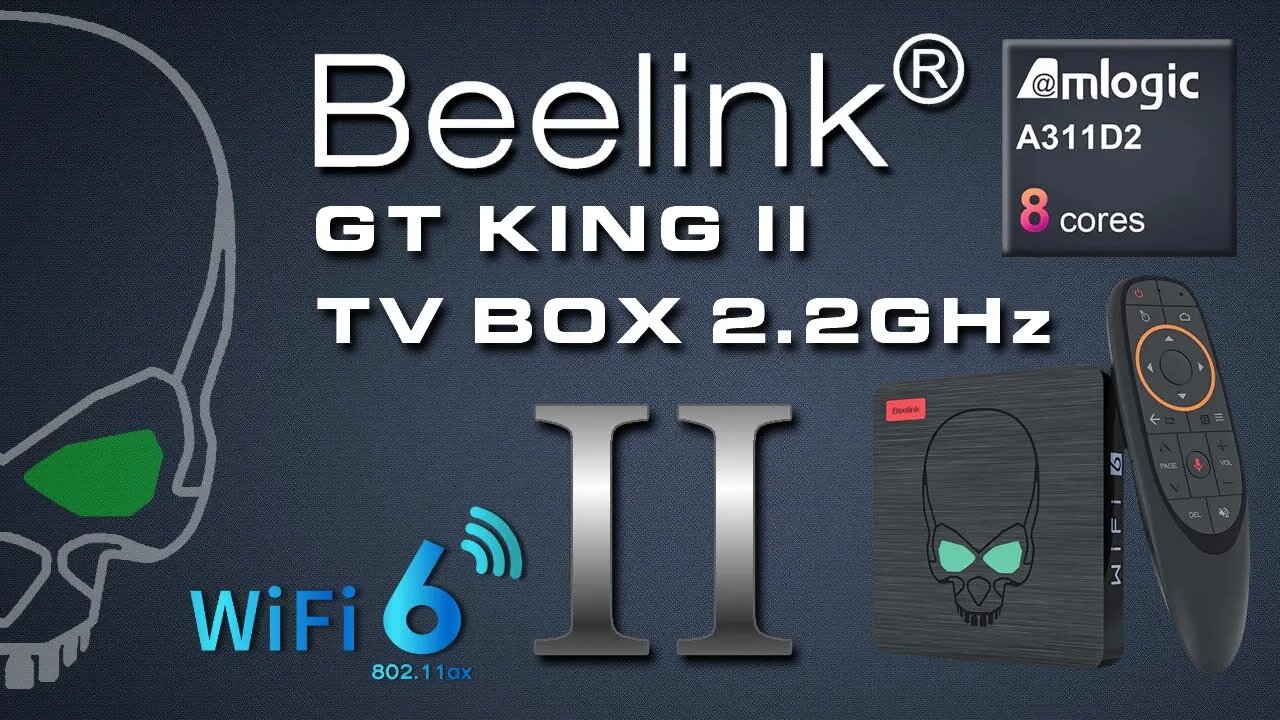 Beelink GT King II Amlogic A311D2 Octa-Core Gaming TV Box 💀