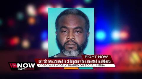 Detroit man allegedly in widely shared child porn video arrested in Alabama