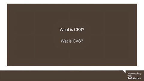 Q: What is CFS? A: Says it's quite respectable to use the terms ME/CFS Synonymously & Conjointly. Yet claims CFS criteria's include people without M.E.. It is NOT useful to conjoin these terms at all. Counterproductive for investigation.