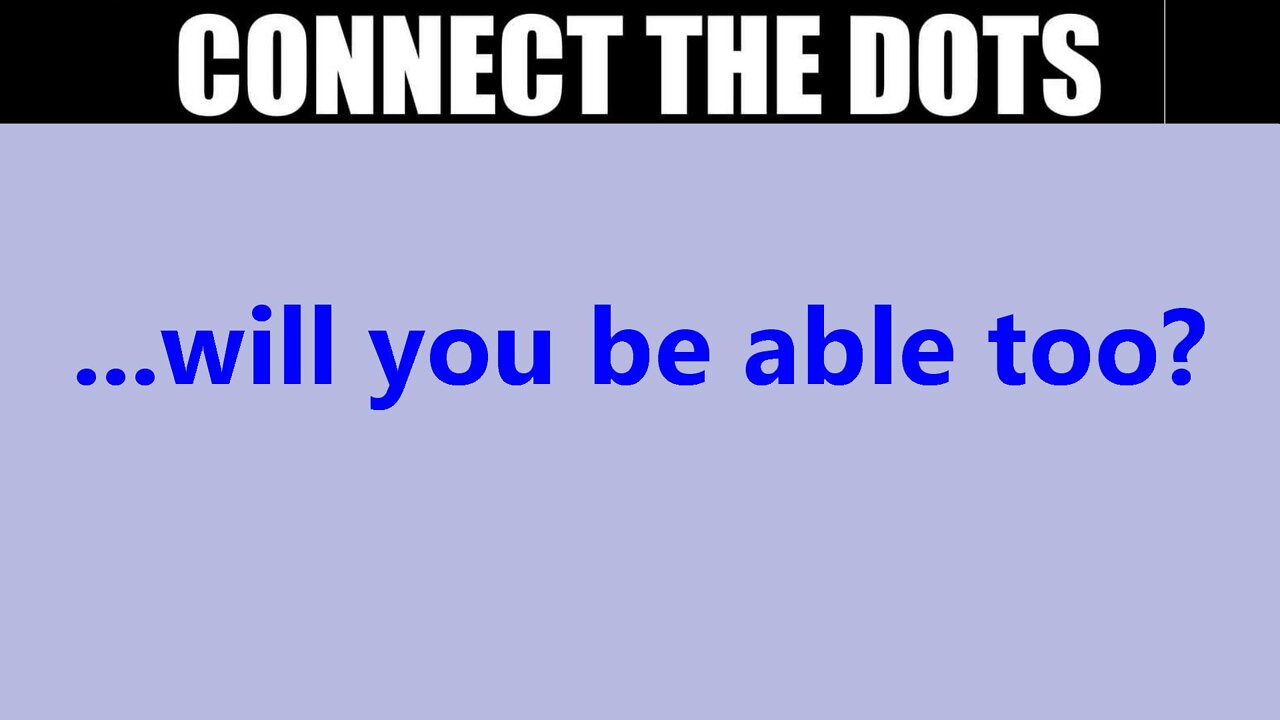 ...will you be able too?