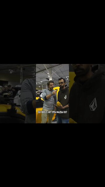 What y’all think of his Mazda rx7