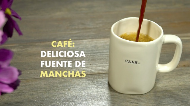 Café: deliciosa fuente de manchas.