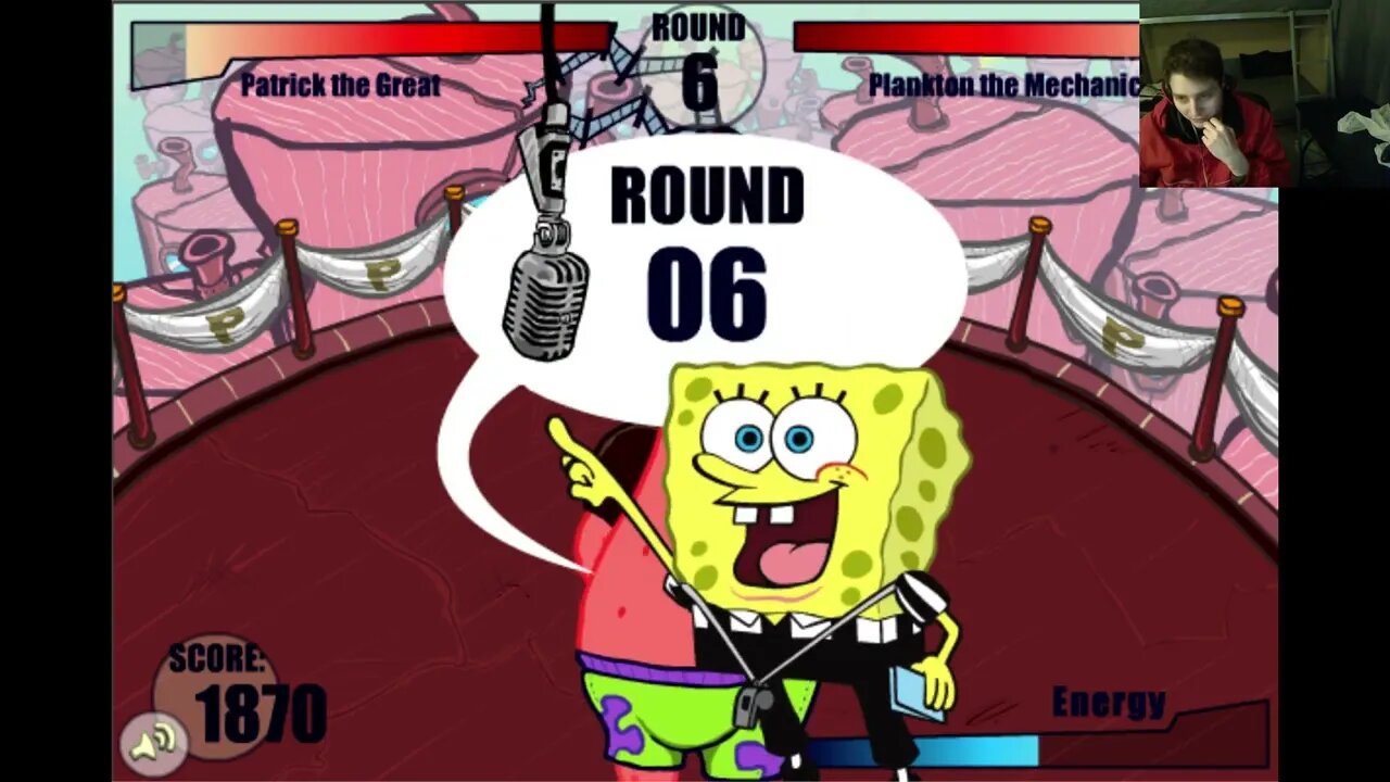 Patrick VS Plankton In A SpongeBob SquarePants Monster Mash Up Battle Gameplay With Live Commentary