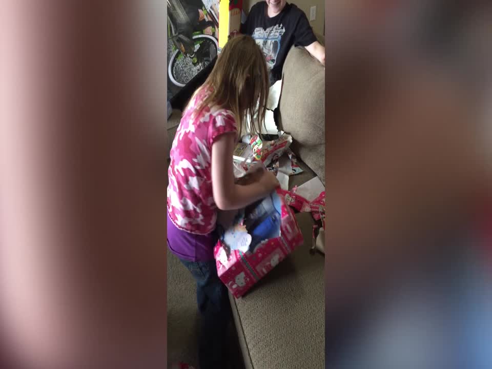 Little Girl has AMAZING Reaction to Christmas Gift