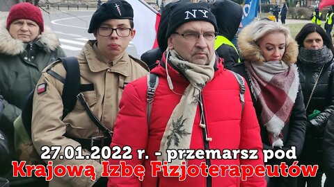 Przemarsz pod Krajową Radę Fizjoterapeutów