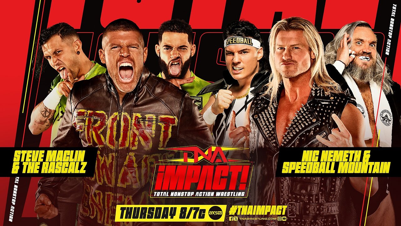 Rascalz & Maclin vs. Nemeth & Speedball! Action-packed Main Event! #TNA #shorts