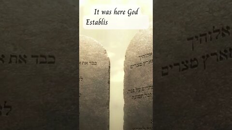 Mt Sinai Where God Consecrated His Law