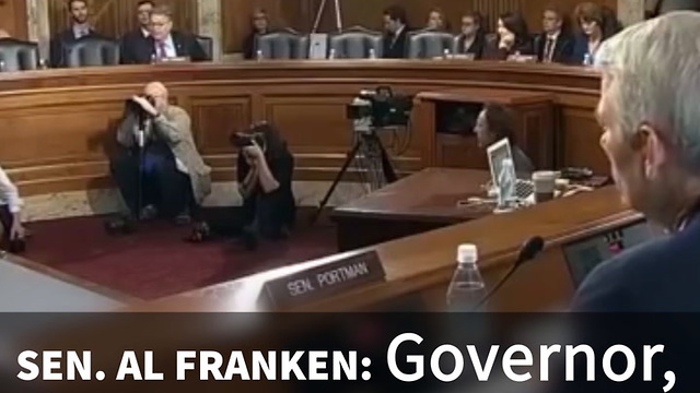 Al Franken Asks Rick Perry Smug Question, Perry's Response