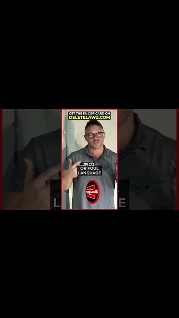 HOW TO TELL THAT COP OFF!