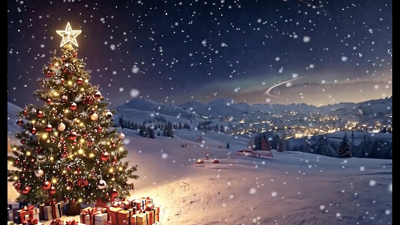 Beautiful Snowy Christmas Ambience Instrumental Christmas Music