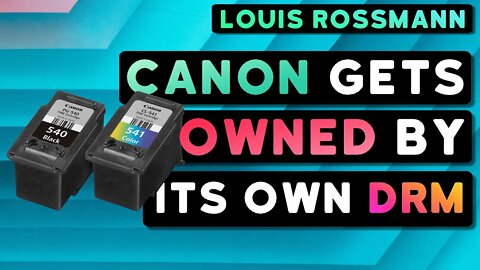 Canon thinks its own ink cartridges are counterfeit due to chip shortage 🤣