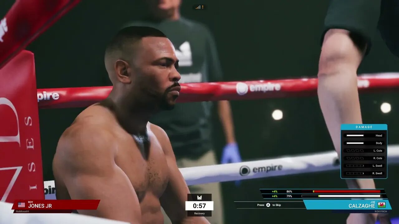 Undisputed Boxing Online Unranked Gameplay Joe Calzaghe vs Roy Jones Jr (Big Daddy Update)