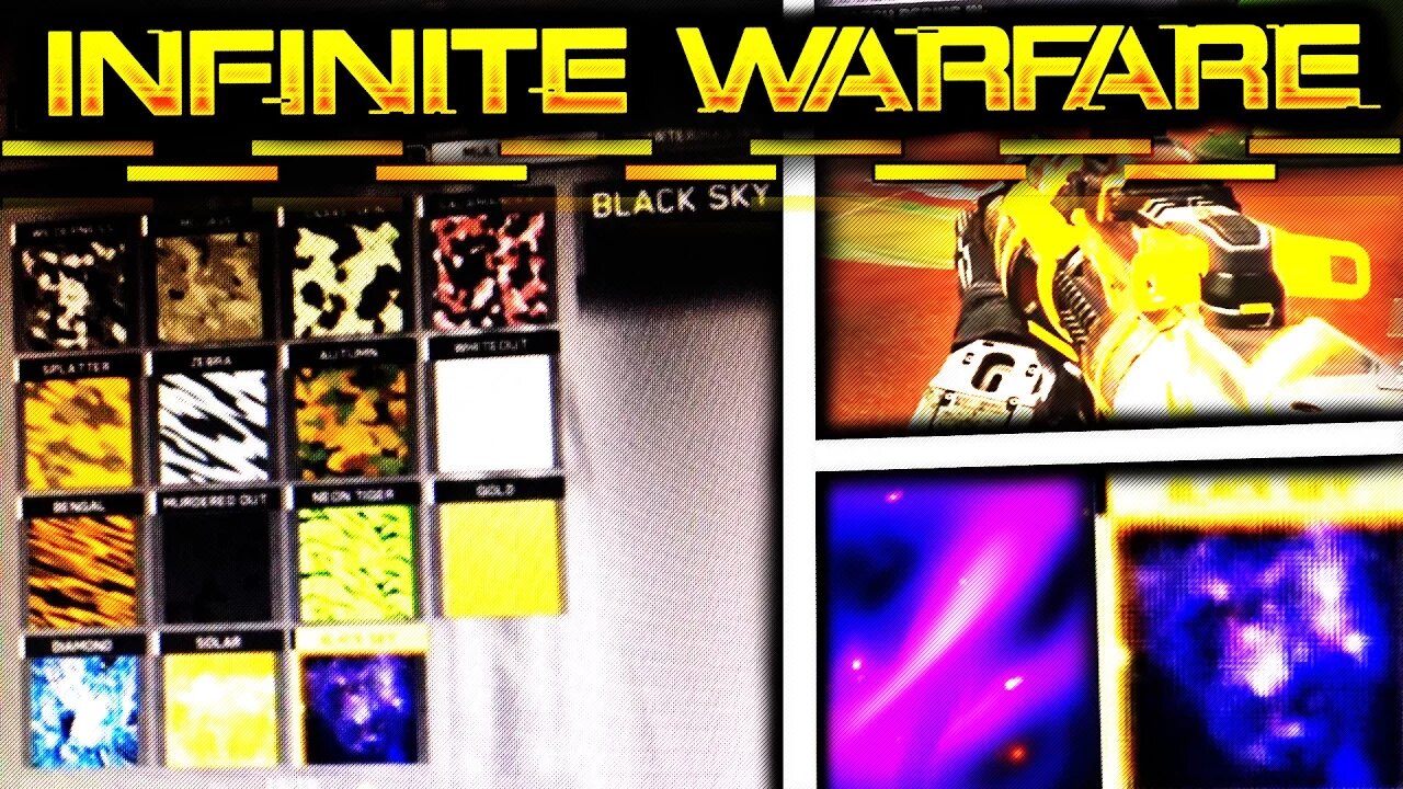 OMG! *NEW* "BLACK SKY CAMO" IN INFINITE WARFARE! DARK MATTER 2.0! COD IW LEAKED "SOLAR CAMO" + MORE!