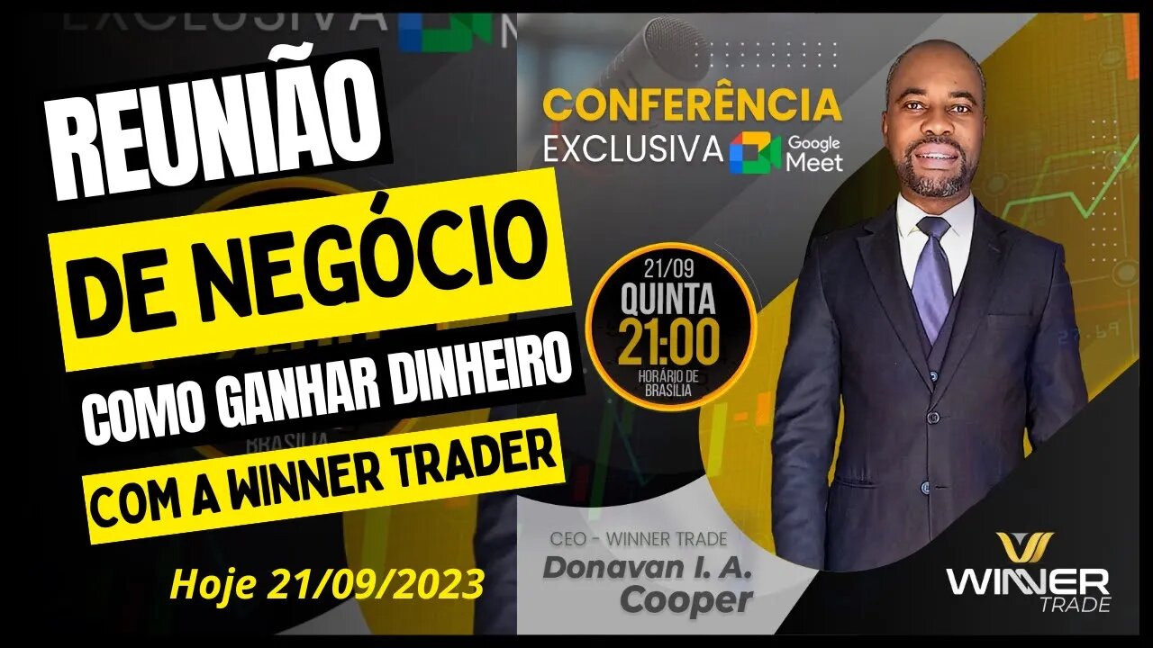 WINNER TRADE: COMO INVESTIR DINHEIRO COM O CEO DORAVAN COOPER FALA DE INVESTIMENTO EM CRIPTOMOEDA