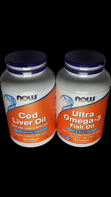 NOW Foods - Ultra Omega-3 500 EPA/250 DHA or Cod Liver Oil #omega3