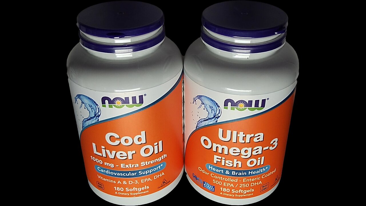 NOW Foods - Ultra Omega-3 500 EPA/250 DHA or Cod Liver Oil #omega3