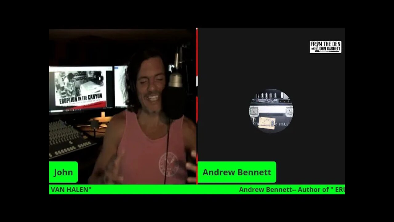 More with Van Halen book Author ANDREW BENNETT!