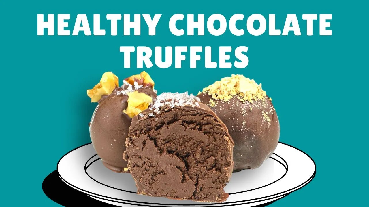 Make HEALTHY Chocolate Truffles