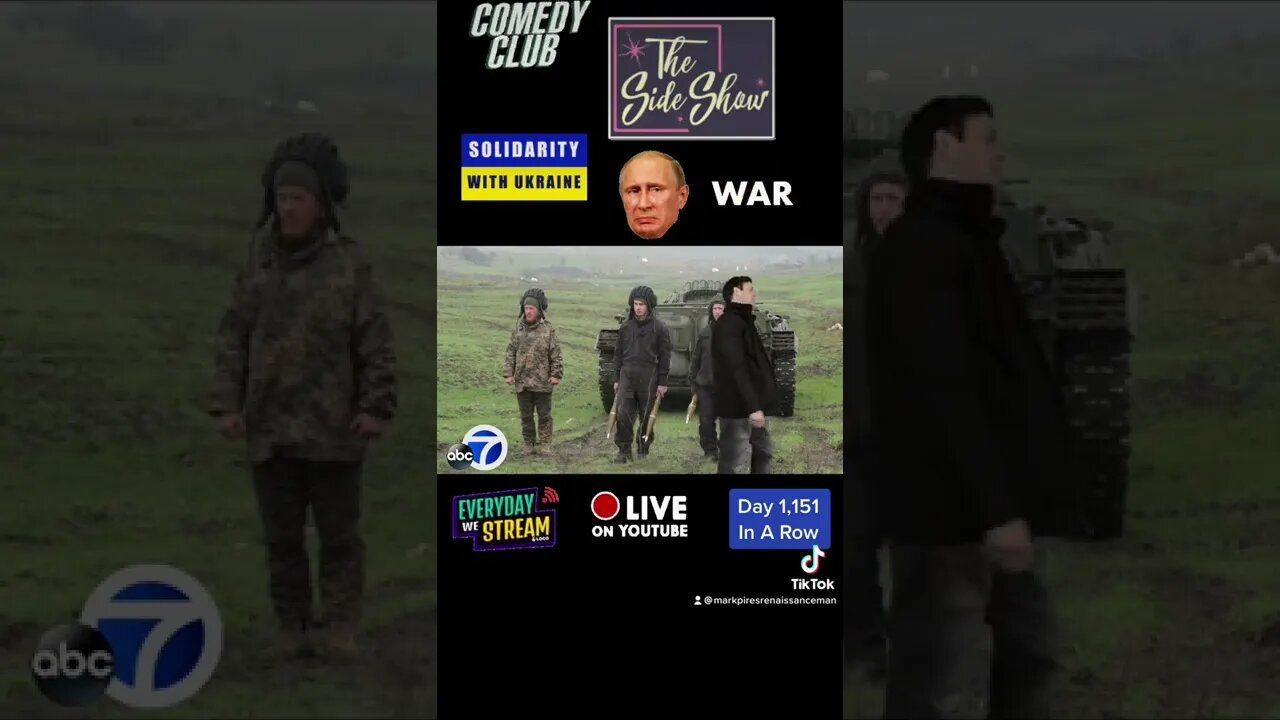 Ukraine LIVE From The Front Lines! #comedyshorts #comedynews #shorts