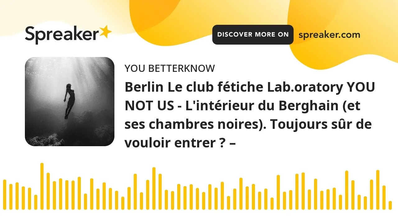 Berlin Le club fétiche Lab.oratory YOU NOT US - L'intérieur du Berghain (et ses chambres noires). To