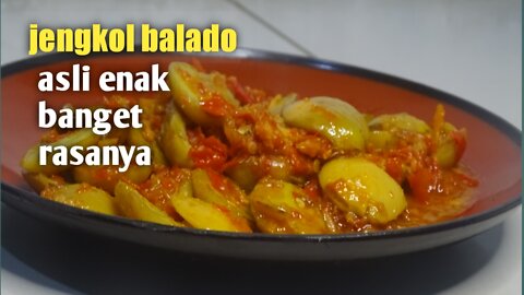 Jengkol Balado an Indonesian food that many people like
