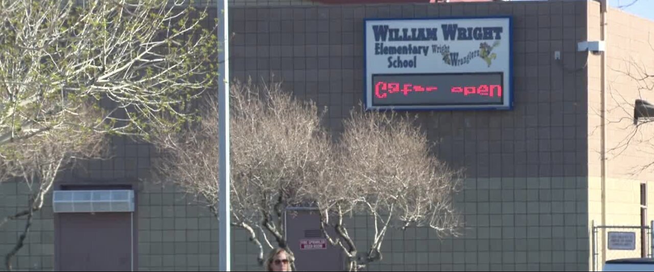 Students approached at bus stop