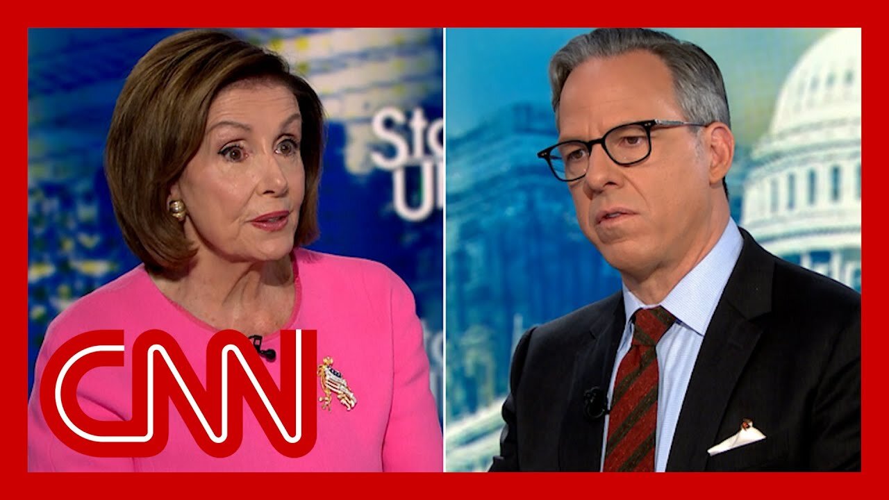 Tapper to Pelosi: Are you frustrated with Sinema and Manchin?